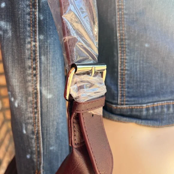 Woman solid Color PU Leather shoulder bag, Large Capacity Crossbody Bag Trendy - Picture 4 of 4